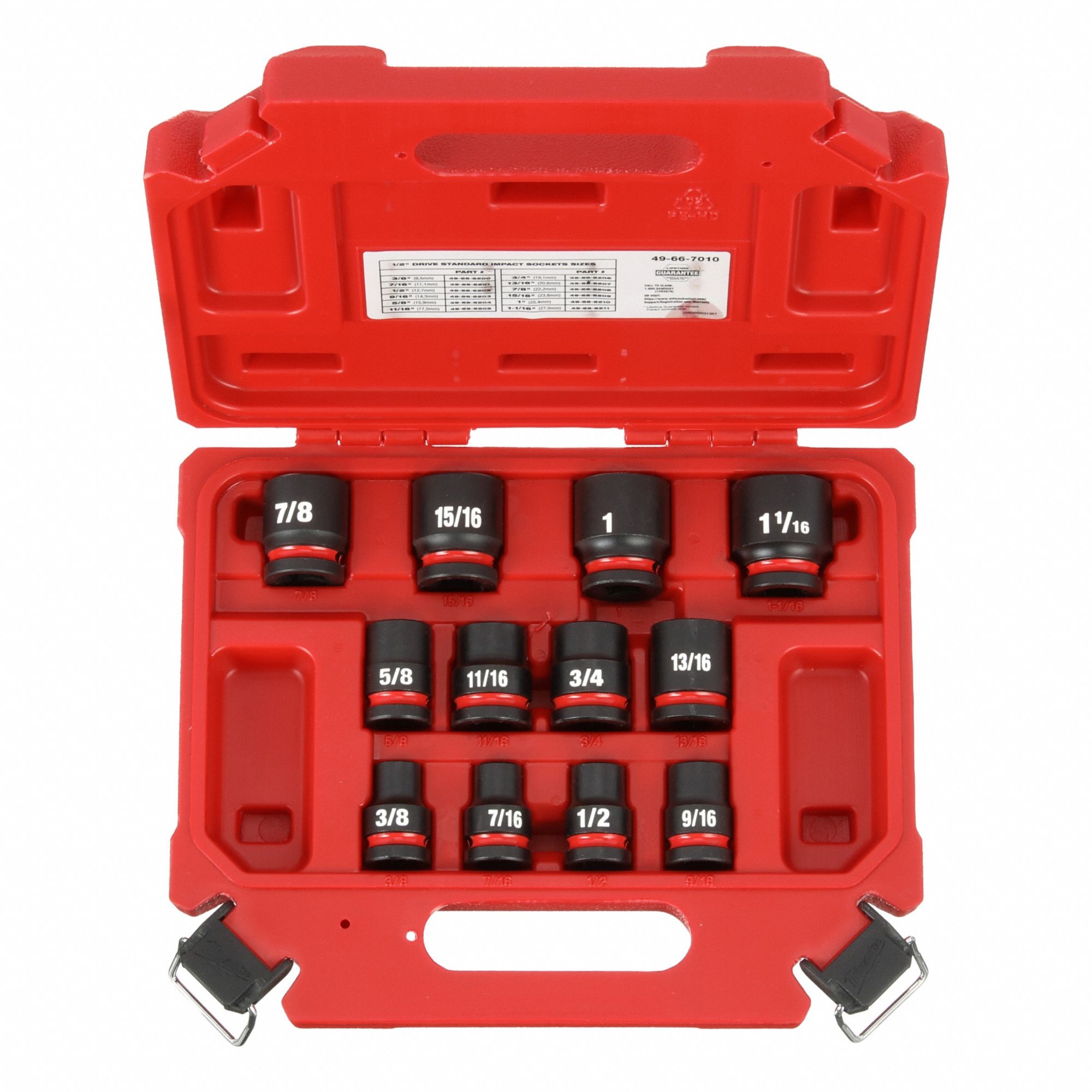 ENS DOUILLES,ACR,12 PC,ENT 1/2 PO,SAE