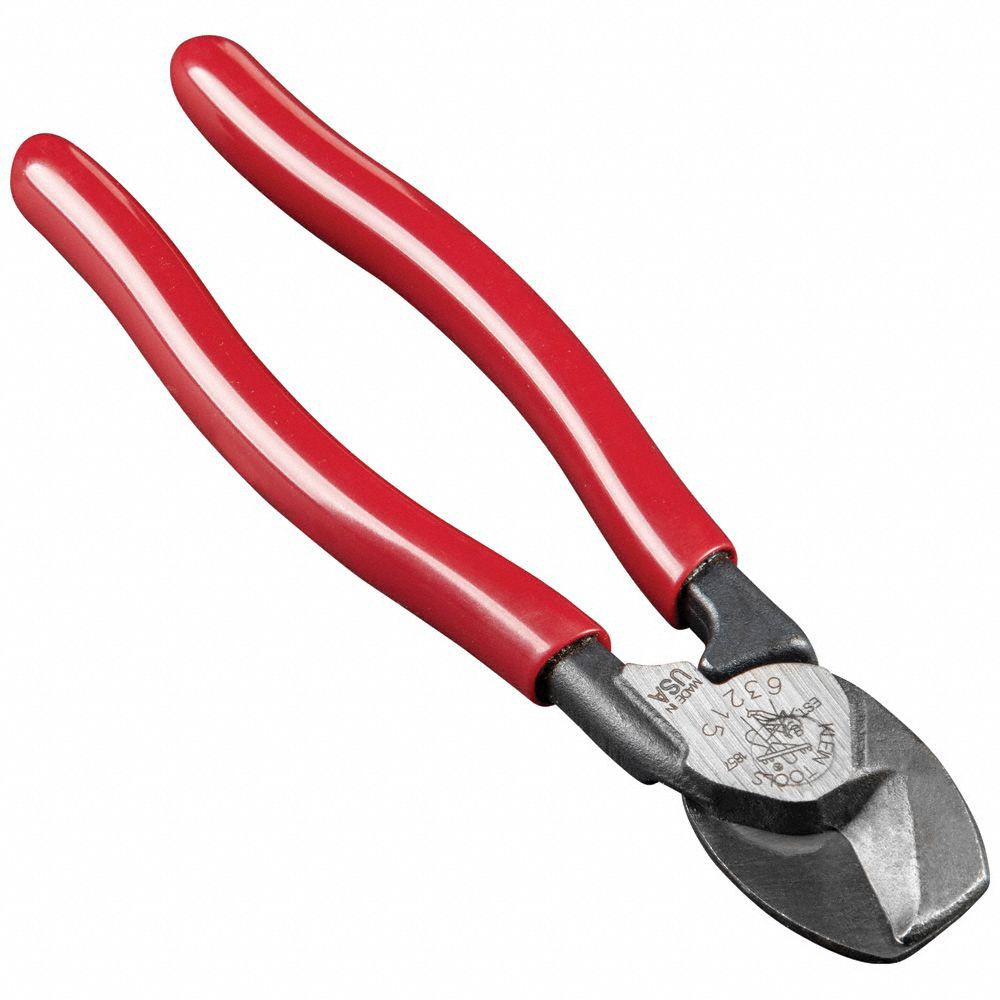HIGH-LEVERAGE COMPACT CABLE CUTTER, STEEL HANDLE, STRAIGHT, FOR 0 AWG MAX DIA DATA CABLE