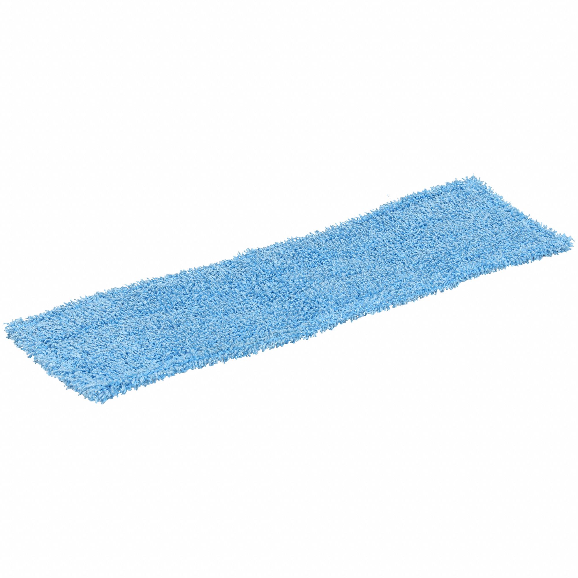 Dust Mop Pad,Blue,Microfiber,Clip On