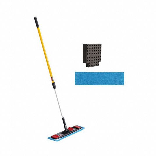 18 in. Microfiber Flat Mop Kit