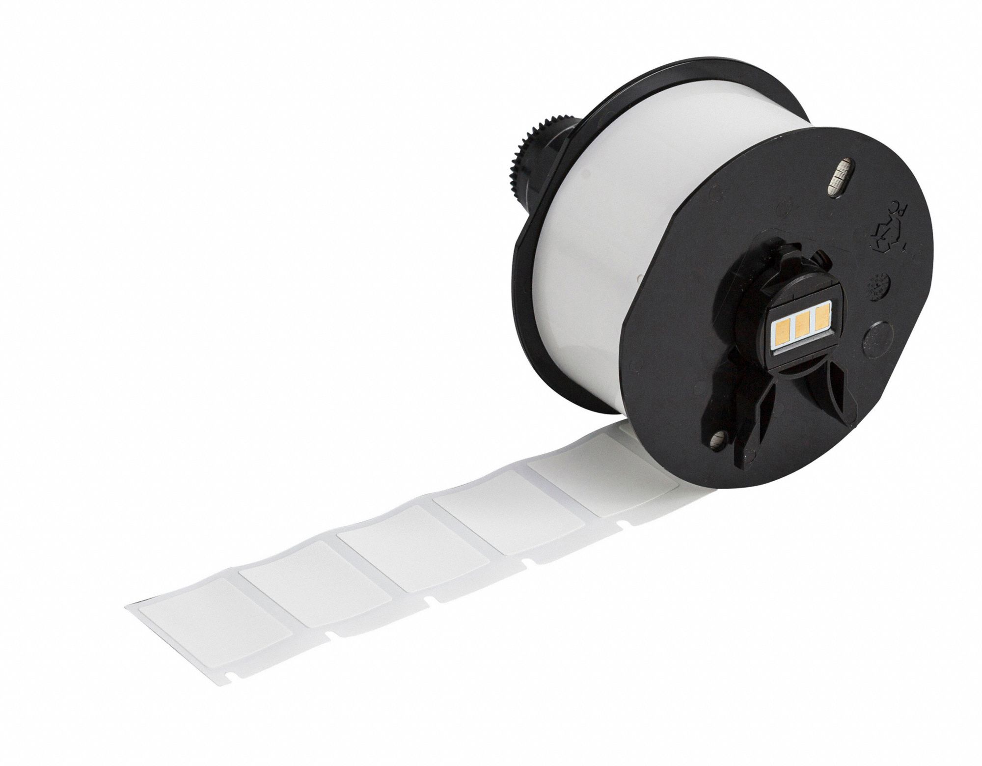 Wraparound Label: 3/4 in x 1 in, Vinyl, Blue on White/Green on White/Red on White