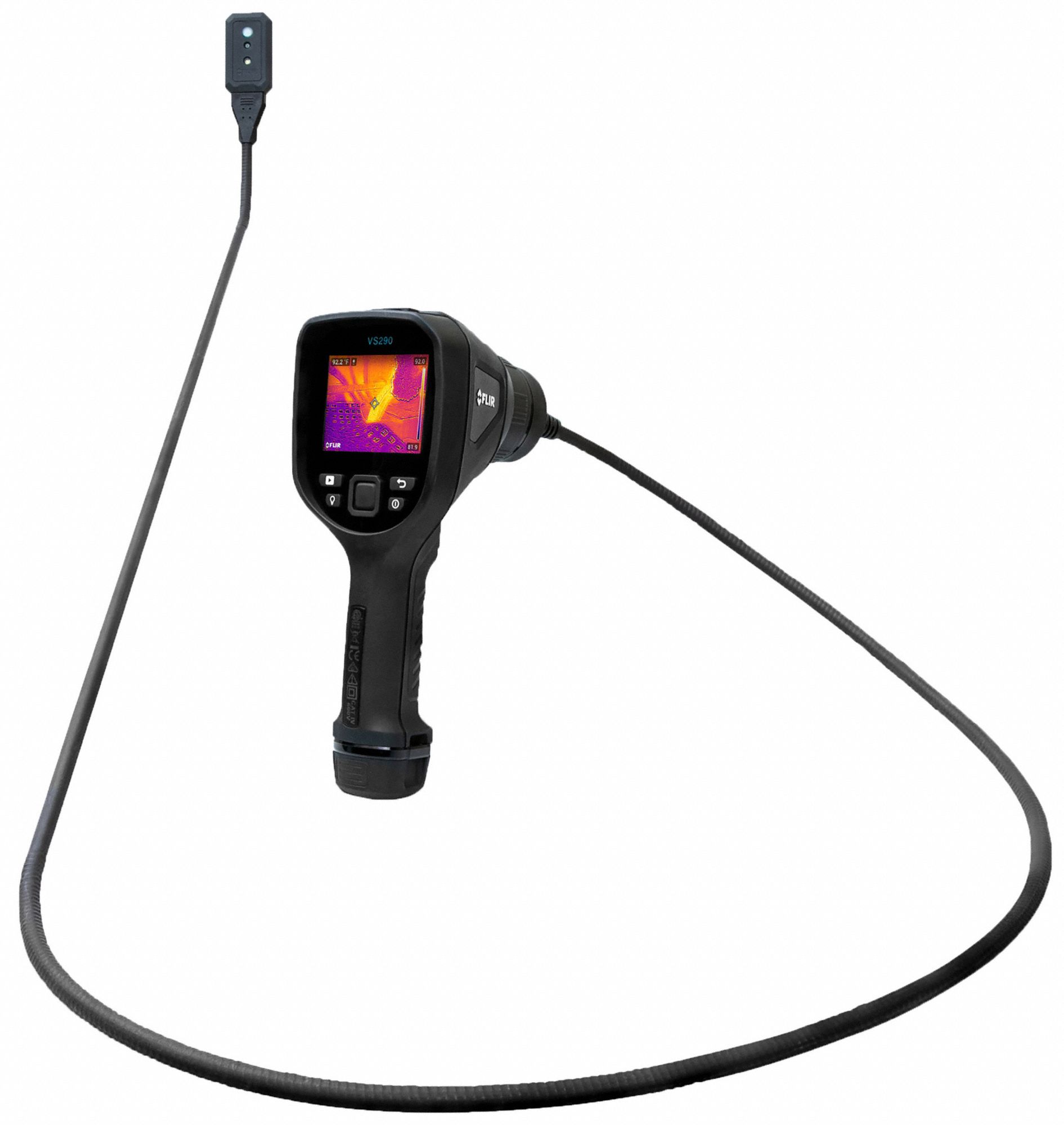 FLIR Video Borescope, 4.3" Display 61HH89VS29032 Grainger