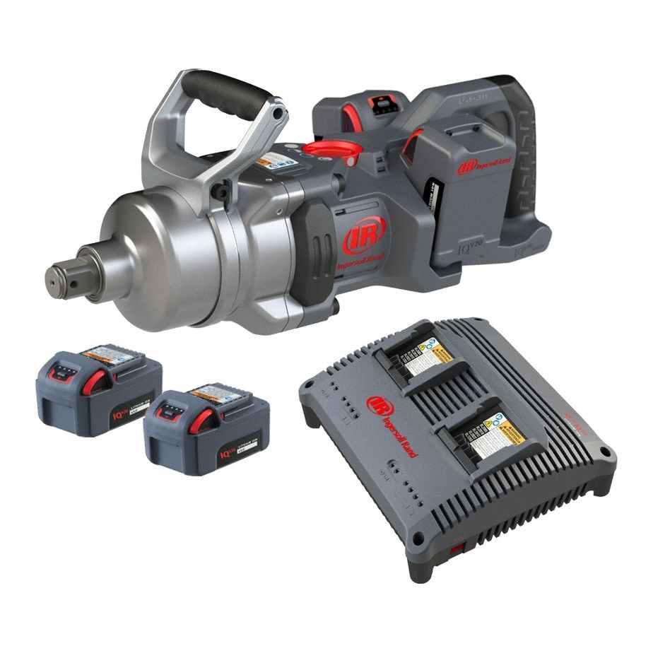 Impact Wrench: 1 in Drive Size, 180 ft-lb_400 ft-lb_2, 200 ft-lb Fastening Torque