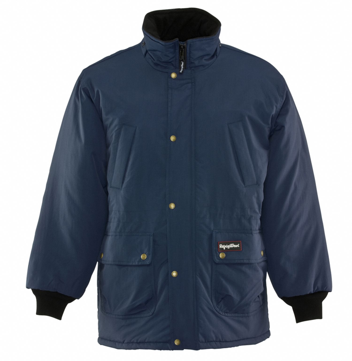 Jacket: Jacket, Men's, Jacket Garment, 2XL, Navy, Regular, Insulated for Cold Conditions