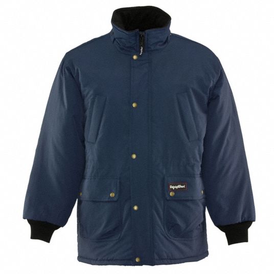 REFRIGIWEAR Jacket: Jacket, Men's, Jacket Garment, 5XL, Navy, Regular ...