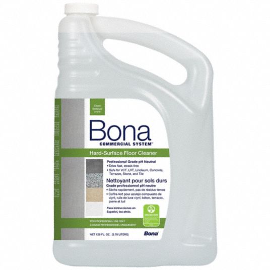 BONA, Jug, 1 gal Container Size, Floor Cleaner 61HL13WM700018195