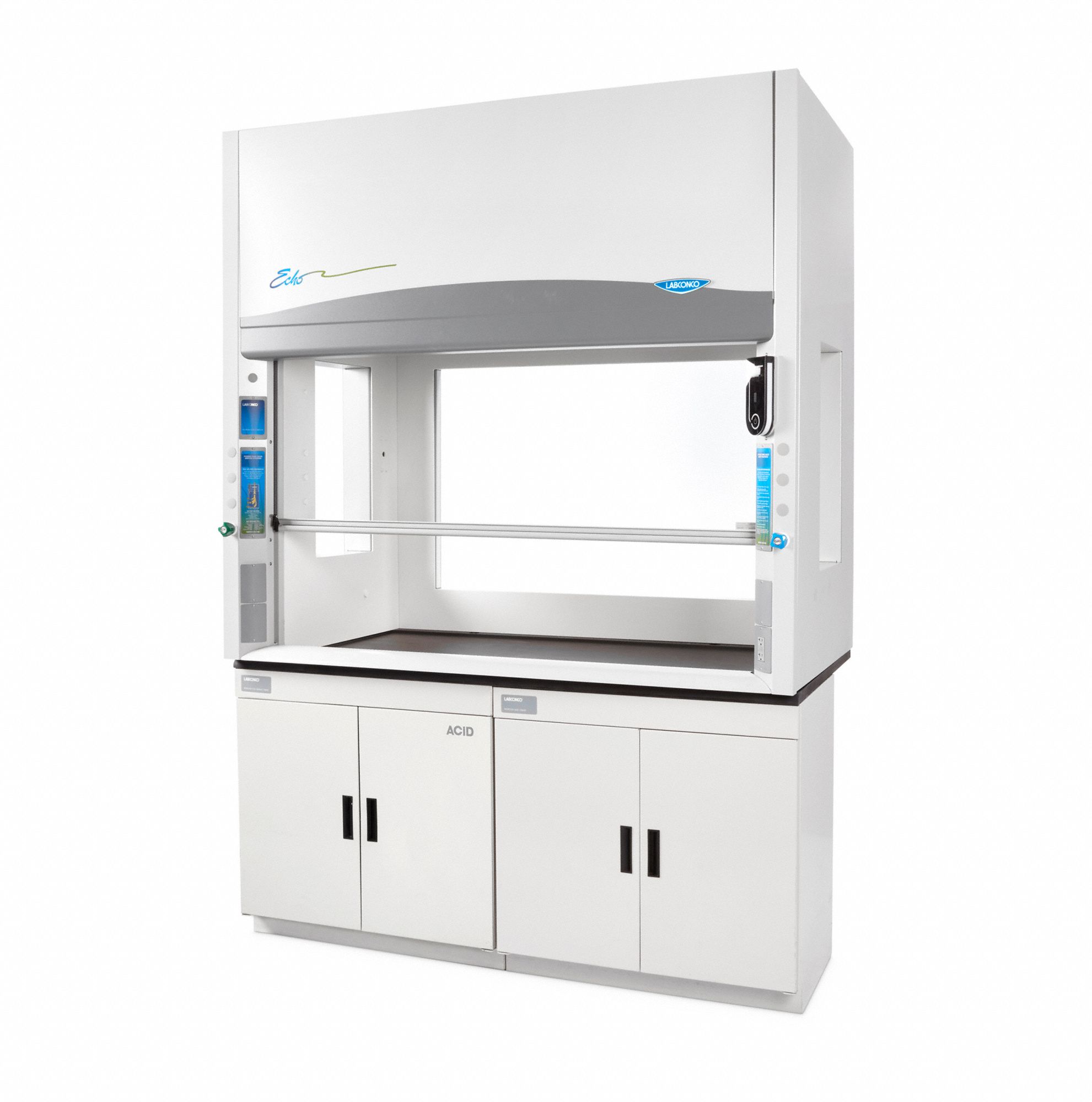 96 in Wd, 66 1/5 in Ht, Filtered Fume Hood 61HM16181810200 Grainger