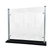 Square-Corner Framed Clear Plastic Self-Supported Barriers image