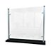 Square-Corner Framed Clear Plastic Self-Supported Barriers