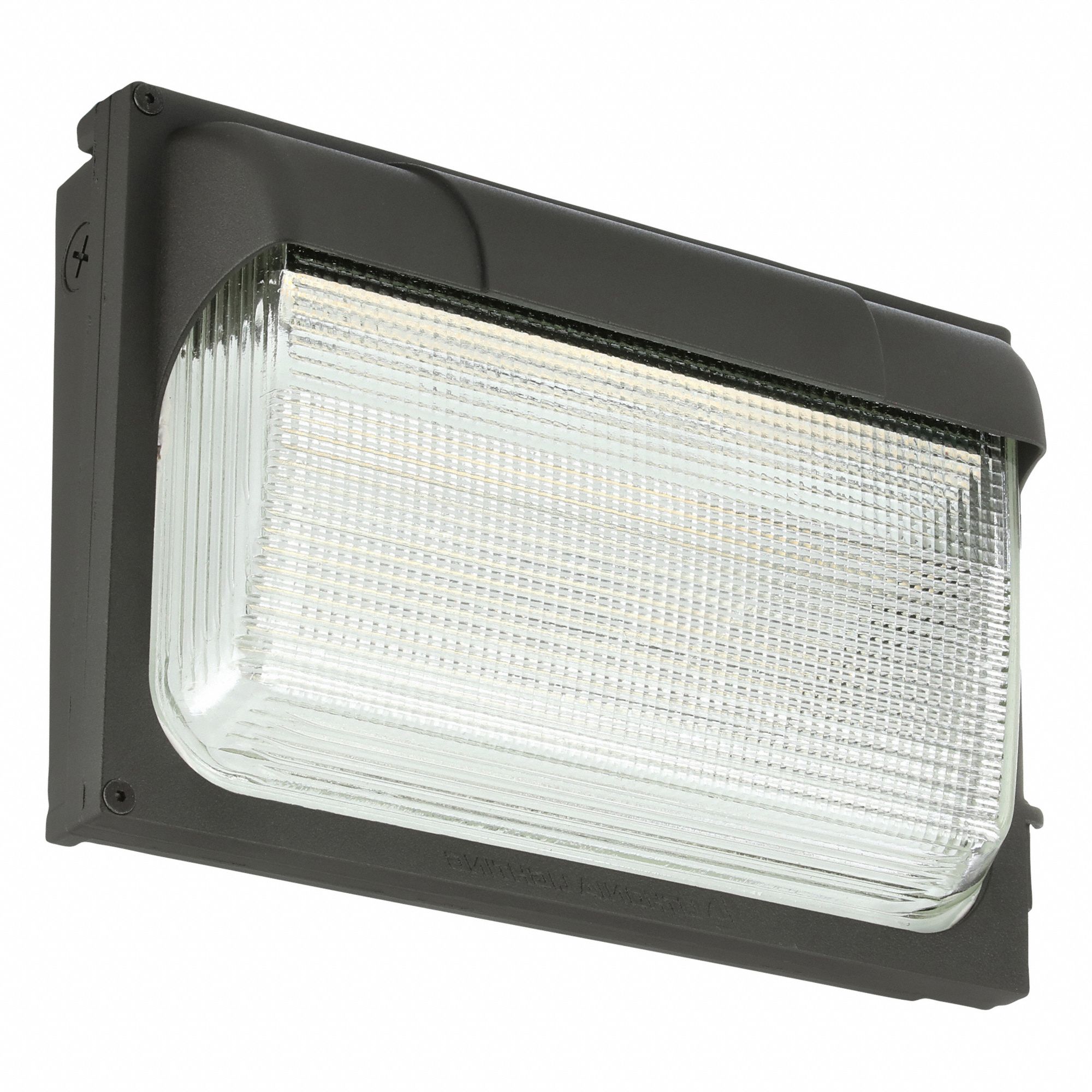 Wall Pack: LED, 6, 850 lm, 4000K, 120 to 277V AC, 100 W, Type III, 9 in Overall Ht