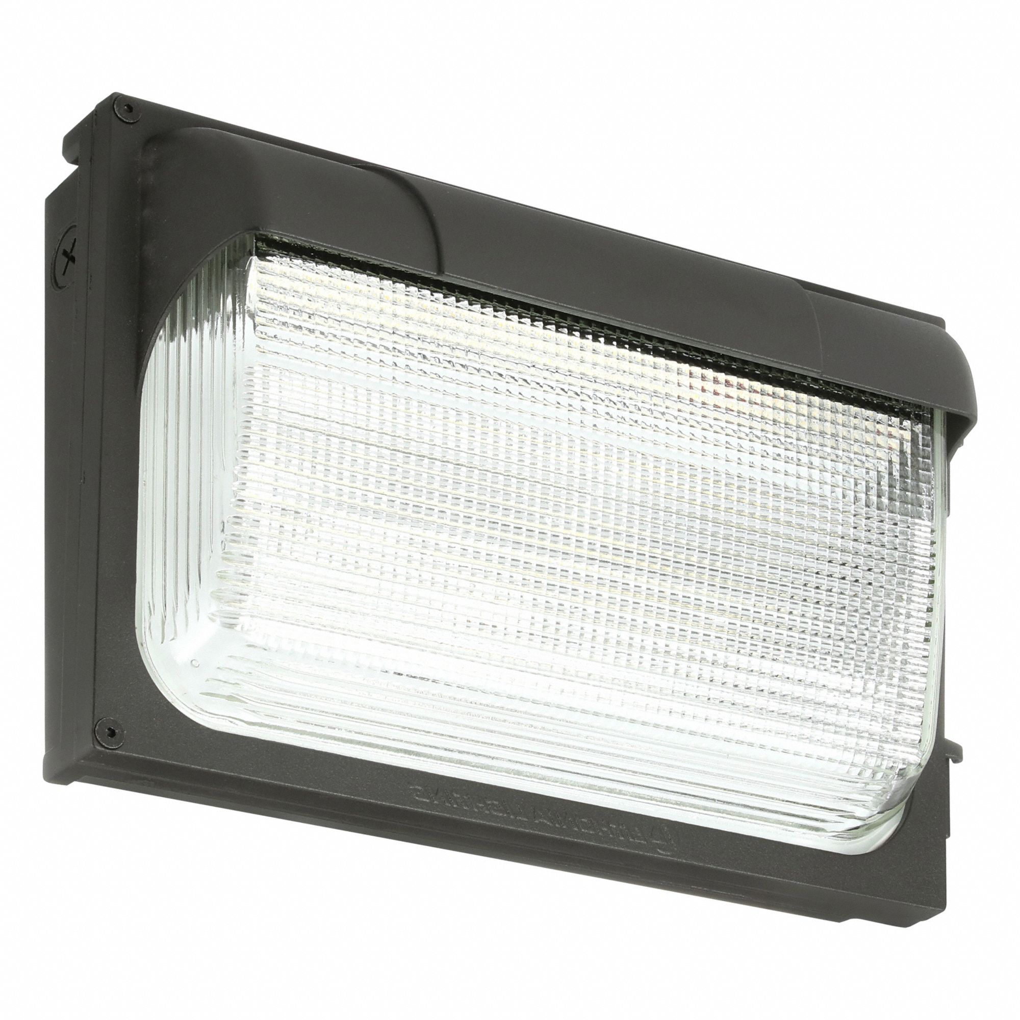 Wall Pack: LED, 6, 850 lm, 5000K, 120 to 277V AC, 100 W, Type III, 9 in Overall Ht