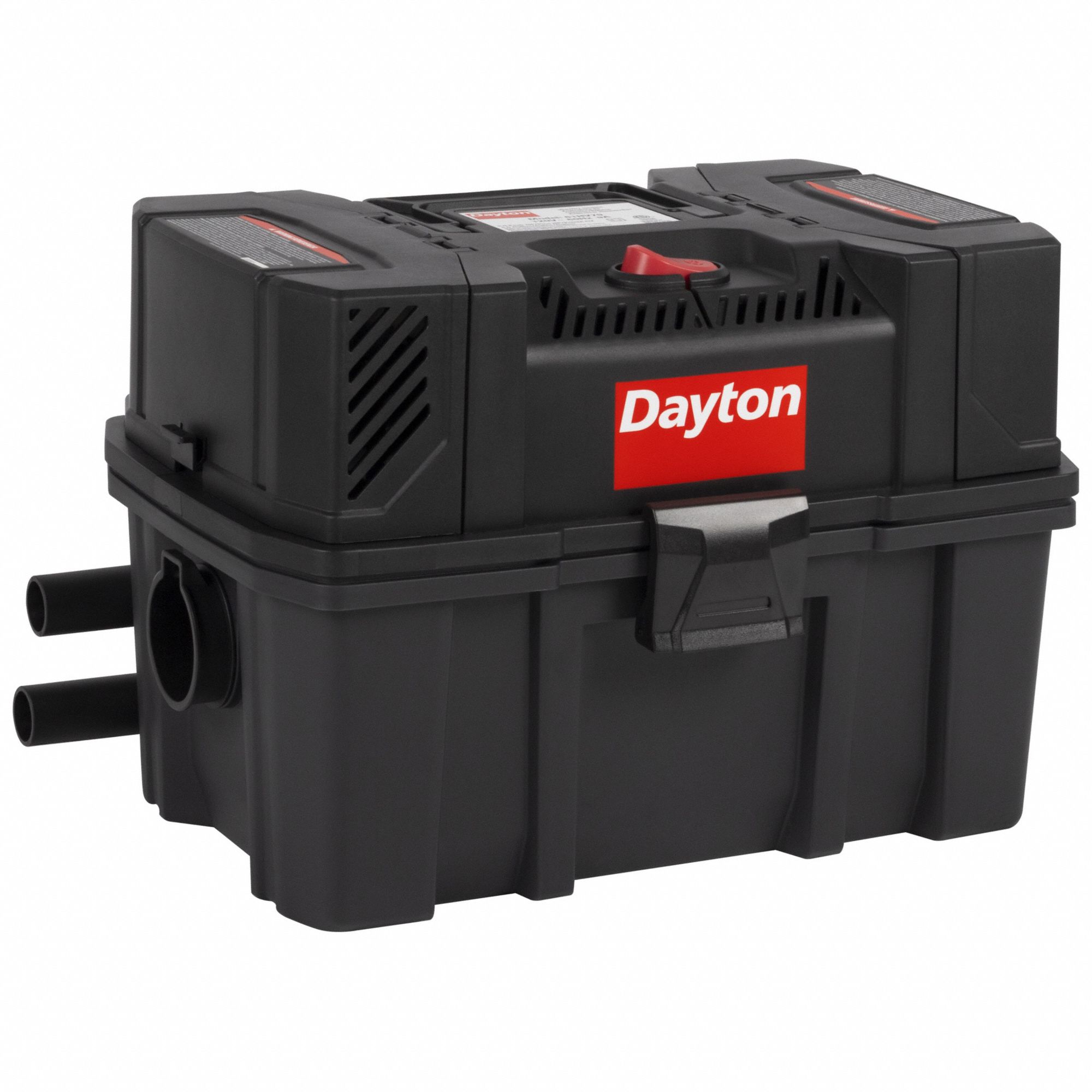 Shop Vacuum: 4 gal Tank Size, Plastic, 1 in Vacuum Hose Dia, 7 ft Hose Lg, 73 cfm Air Flow