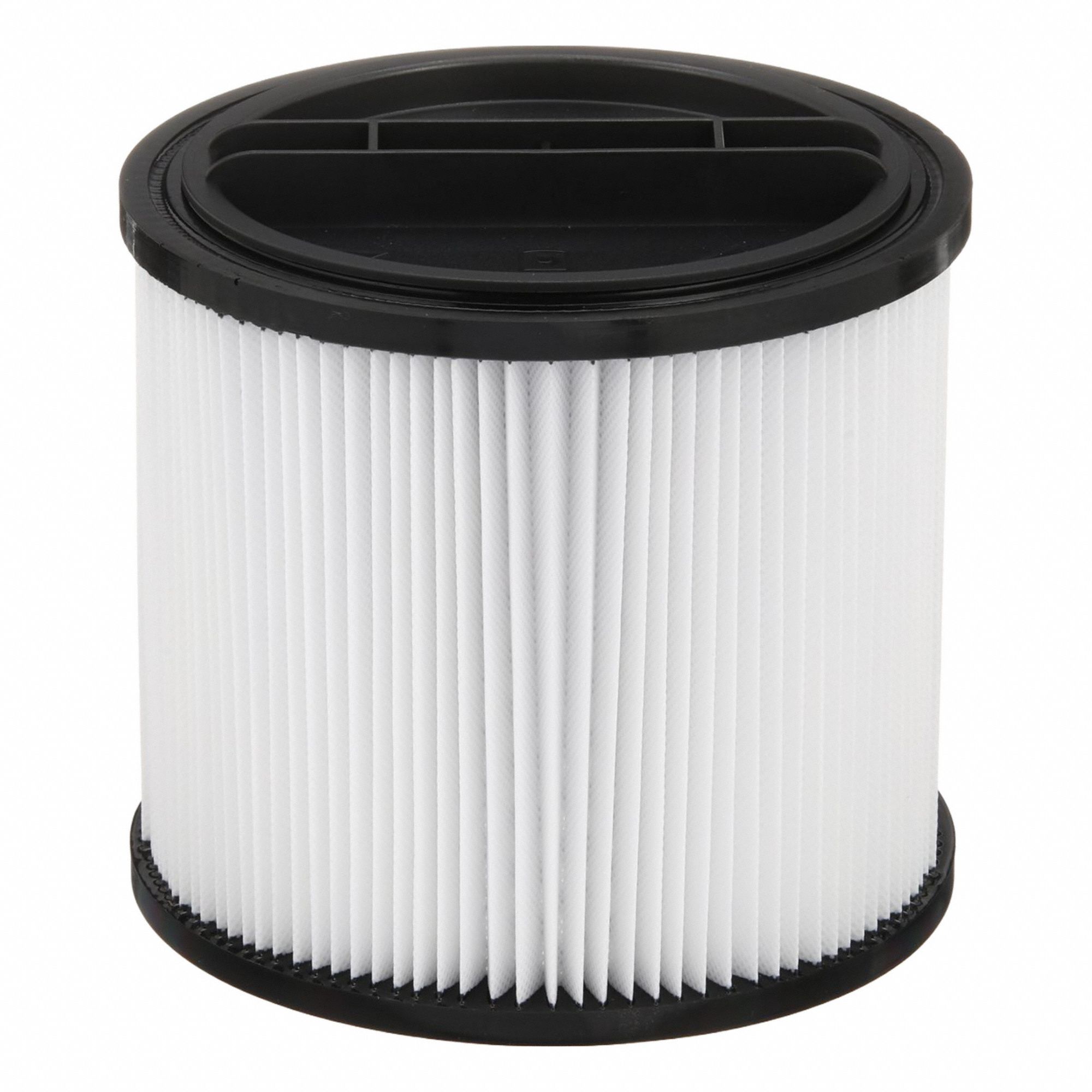 Cartridge Filter: Dayton, Std, Wet/Dry, Paper, Shop Vacuum