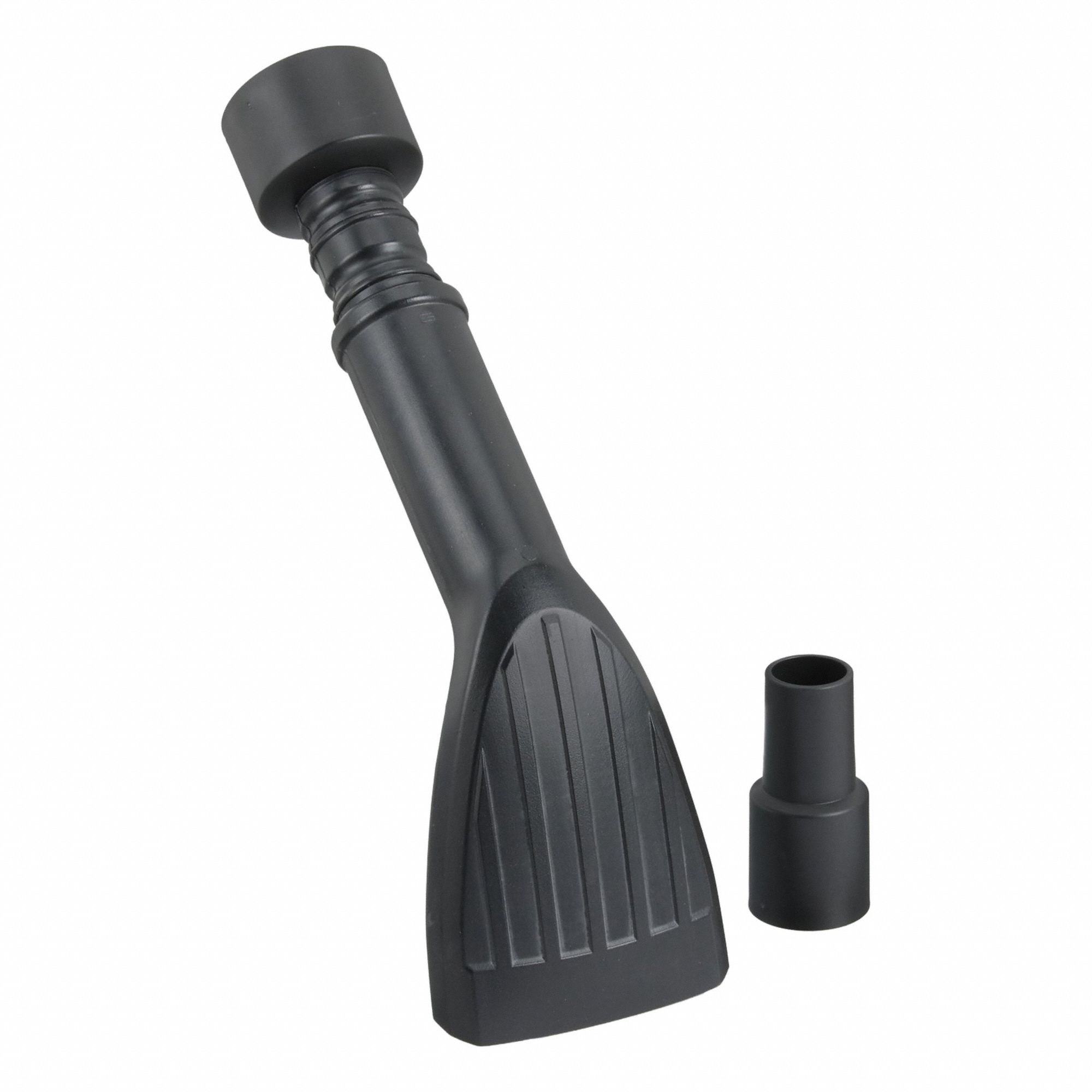 Vacuum Accessory: Plastic, For 1 1/2 in_2 1/2 in_1 1/4 in_1 7/8 in Hose Dia, 11 in Lg, Std