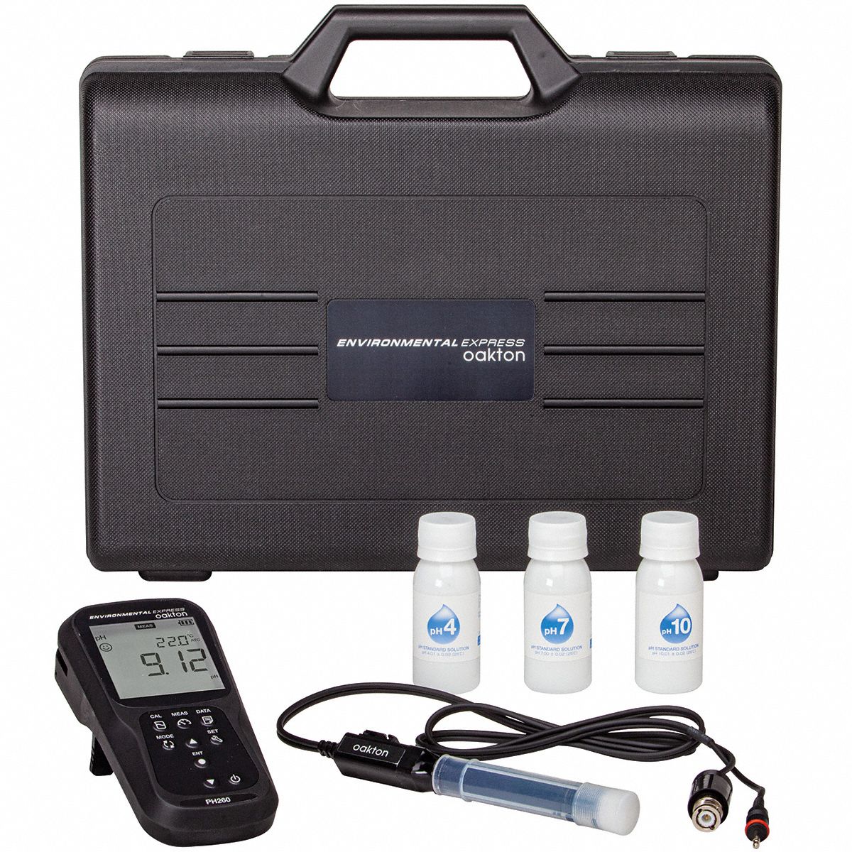 2.00 to 16.00 pH, 2000 to +2000 mV, pH Meter 61UG493566010 Grainger