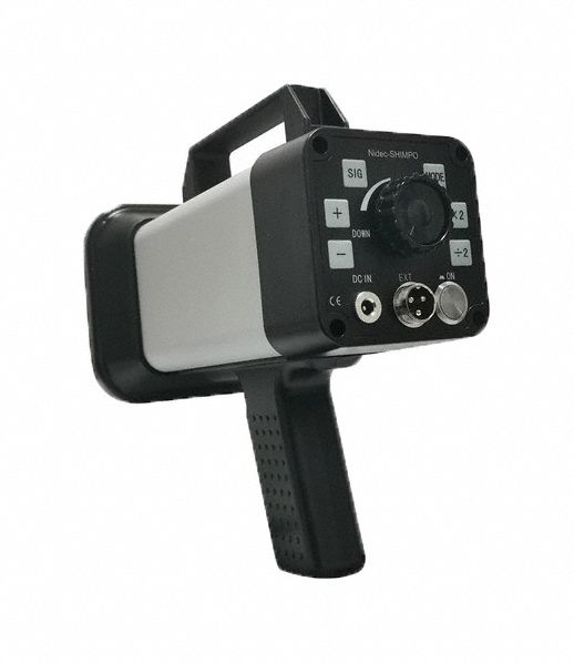 Digital Stroboscope: 0.1 fpm (60 to 6, 000 fpm)/1 fpm (6, 001 to 12, 000 fpm), LED, 12, 000 fpm