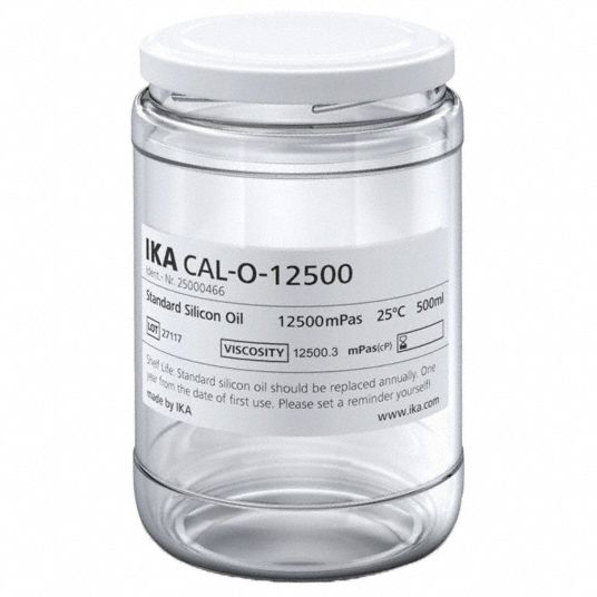 IKA™ Aceite de silicona CAL-O-5 Volumen utilizable: 500 ml Accesorios para  viscosímetros
