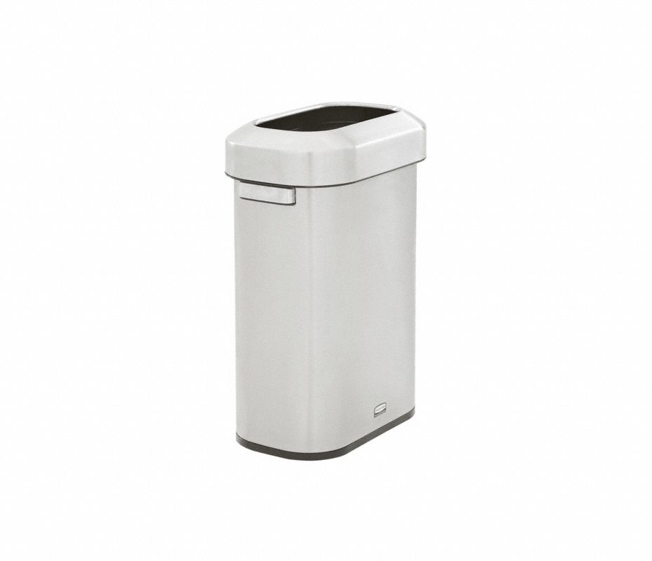 RUBBERMAID COMMERCIAL PRODUCTS Bote de Basura, Rectangular, 15 gal., 25 ...