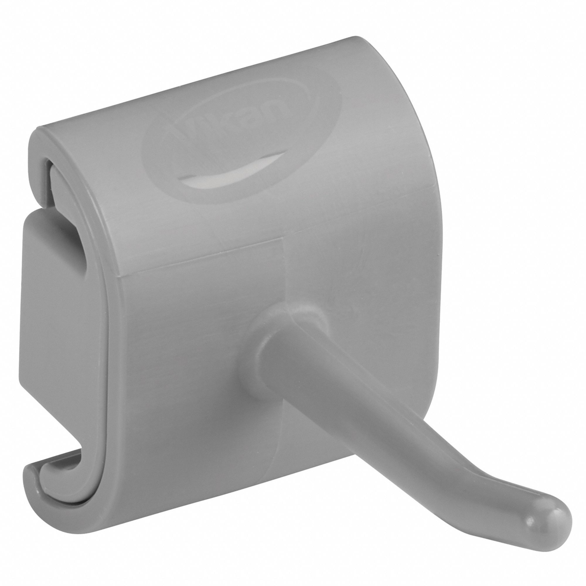 TOOL WALL BRACKET, FOR ⅞ IN TO 1 5/16 IN HANDLE DIAMETER, SILVER, 1⅝ IN L, 3⅛ IN W
