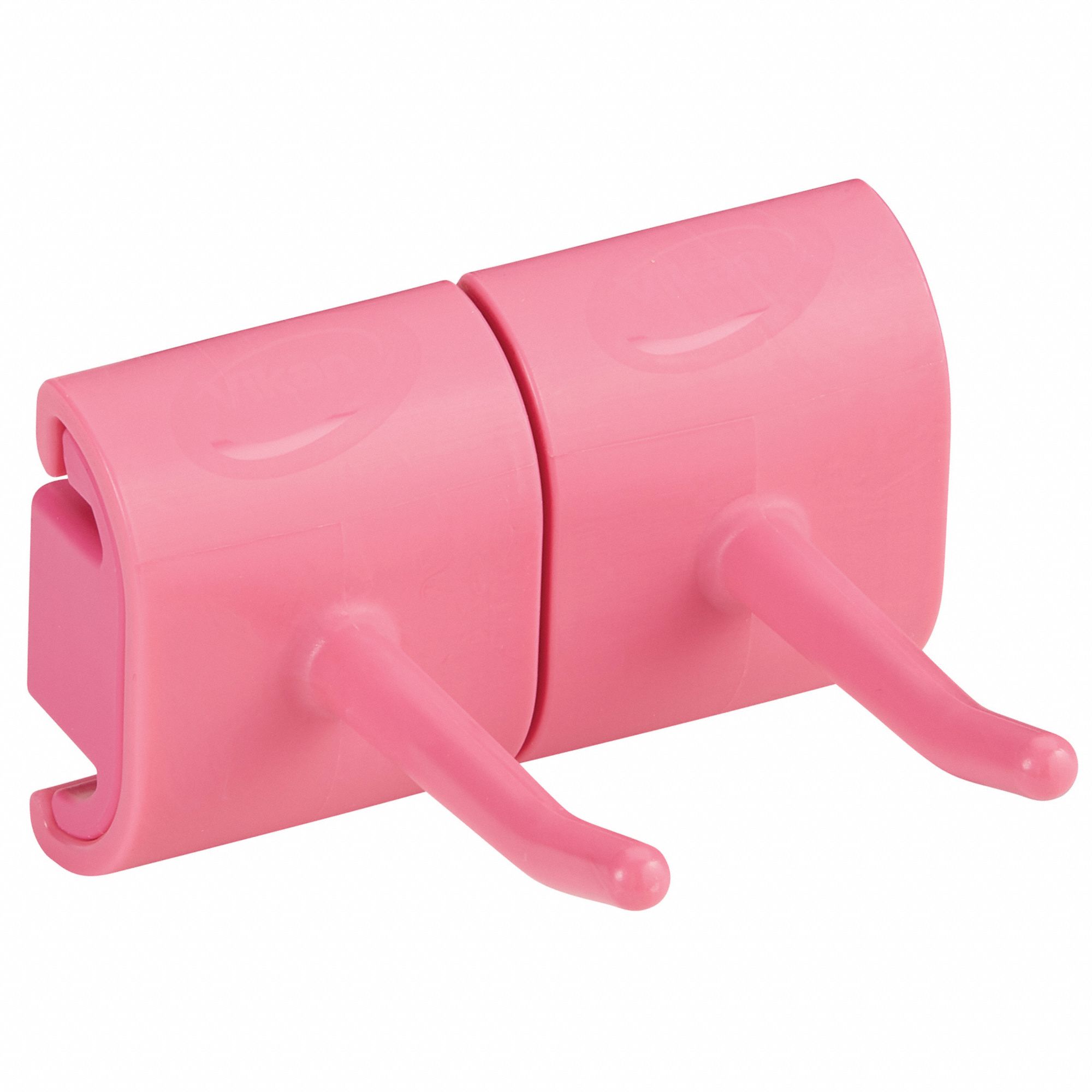 VIKAN WALL BRACKET DOUBLE HOOK MODULE,PINK - Cleaning Supplies Holders -  RMC10141