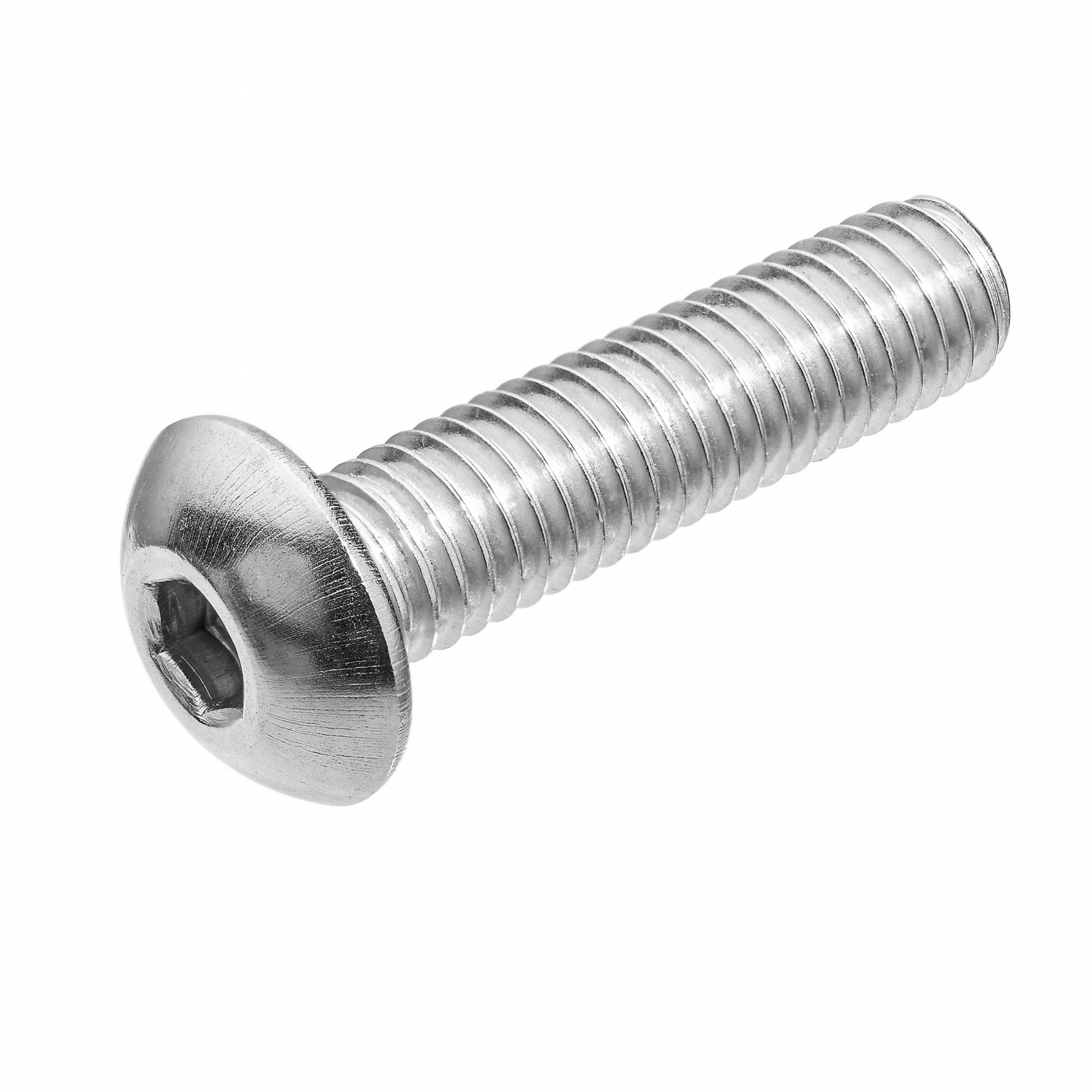 ◆e27b7d79m64◆ M8 Thread Size, 40 mm Lg, Socket Button Head Screw - 61JF30