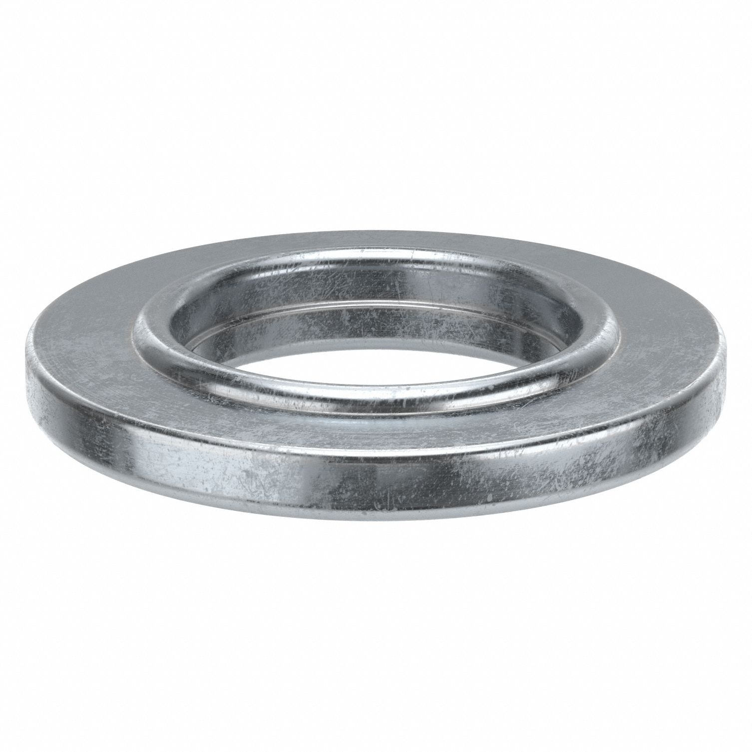 Bonded Sealing Washer: 3/8 in Screw Sz, Zinc-Plated, Steel, Buna-N Seal, 0.364 in Inside Dia, 10 PK