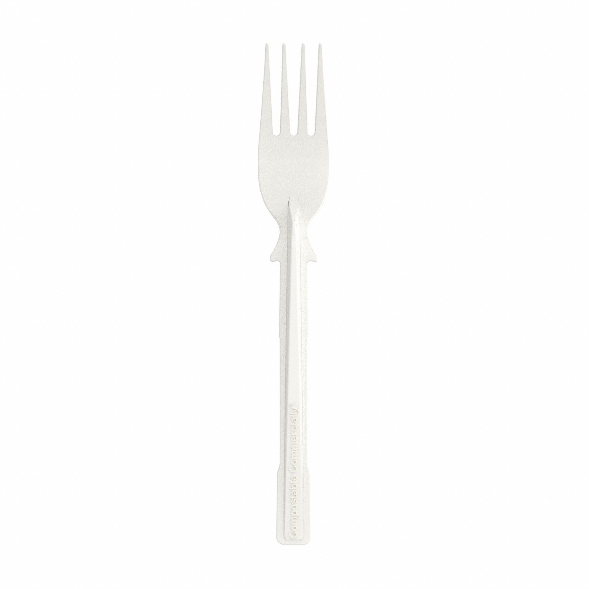 SMARTSTOCK Disposable cutlery Fork, Unwrapped, Heavy Wt, Natural, 960