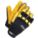 MECHANIC GLOVES, WATER-RESISTANT, SIZE S, YELLOW/BLACK, DEERSKIN/SPANDEX