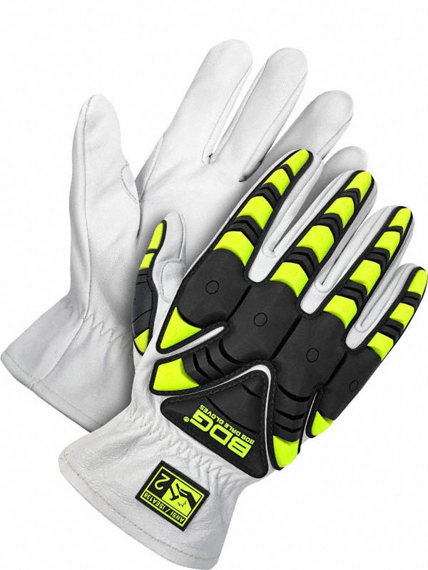 DRIVER GLOVE, CUT-RESISTANT, UNLINED, KEYSTONE THUMB, SZ SMALL/7, PEARL, GOATSKIN/TPR, PR