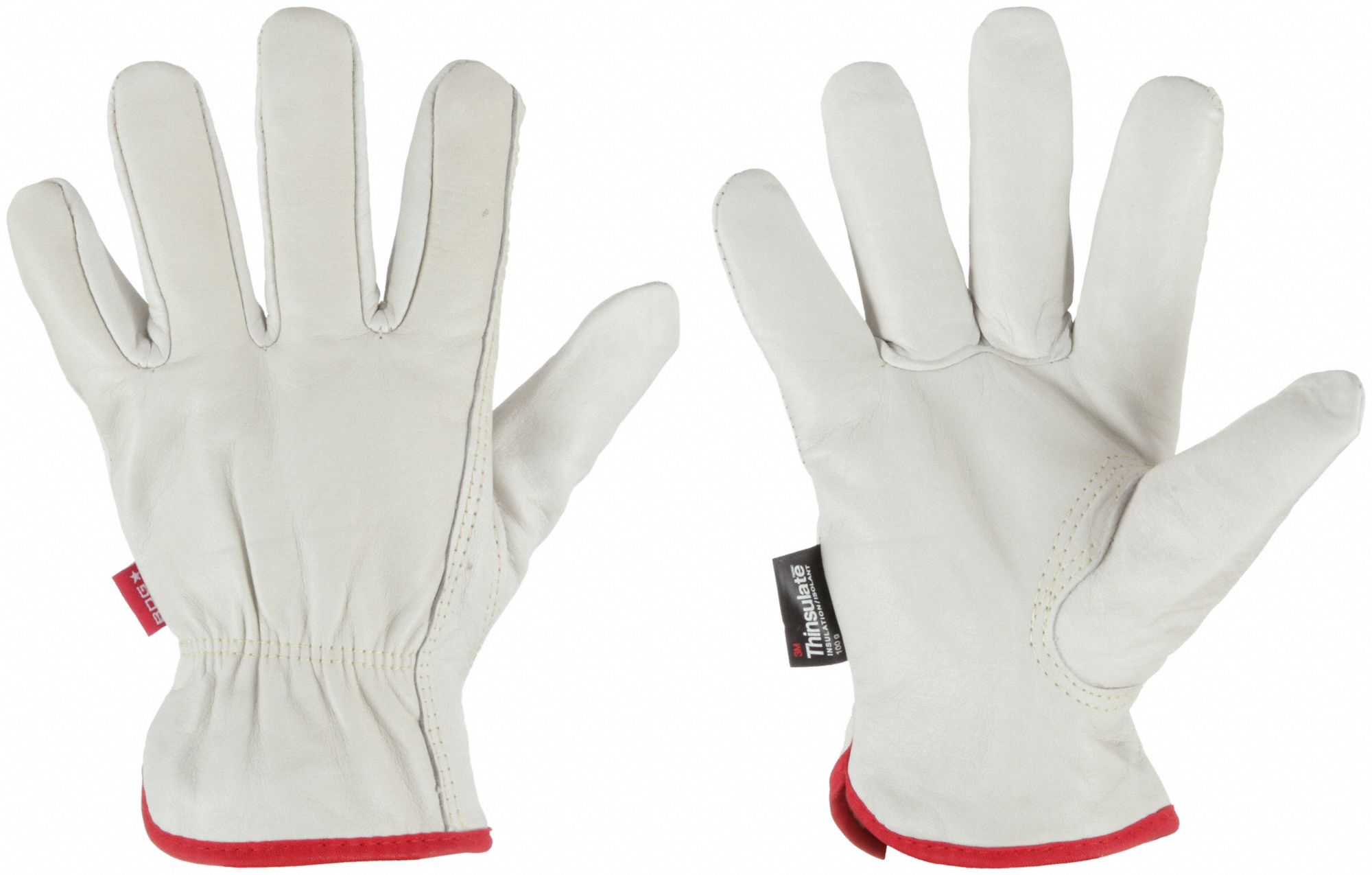 DRIVERS GLOVES, SIZE XX-LARGE, BEIGE, THINSULATE/COWHIDE/LEATHER