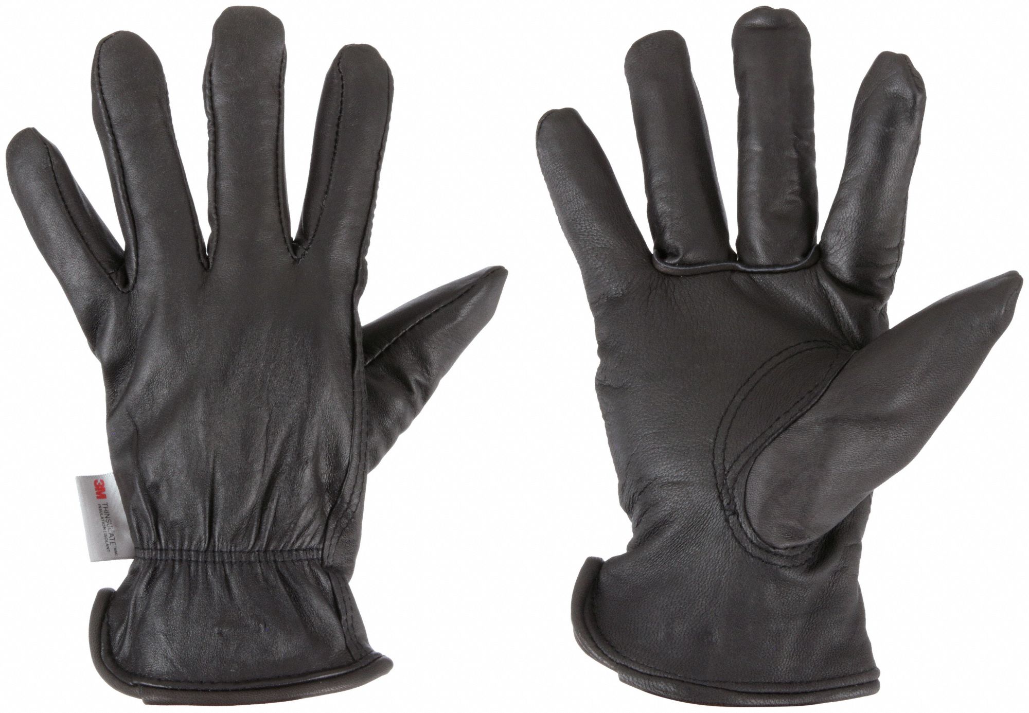 DRIVER'S GLOVES, XS, SLIP-ON CUFF, BLACK, GOATSKIN