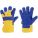 GANT P/INSTALL, MANCHETTE SEC CAOUTCHOUTÉE, ISOLE, TLE TTG/11, BLEU/JAUNE, CUIR VACHETTE, PAIRE