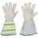 GLOVE, HI-VIS, WING THUMB, WATER REPEL, 6 1/4 IN CUFF, SZ M/8, COWHIDE/THINSULATE/KEVLAR, PR