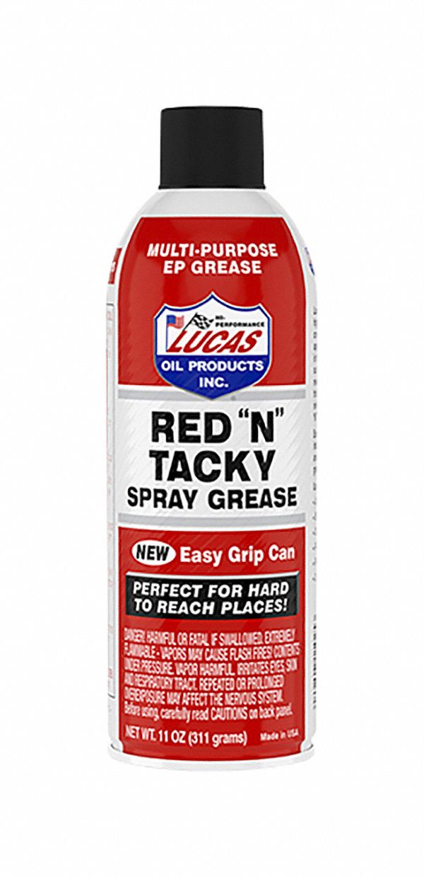 Lithium Grease, 11 oz, Aerosol Spray, Red
