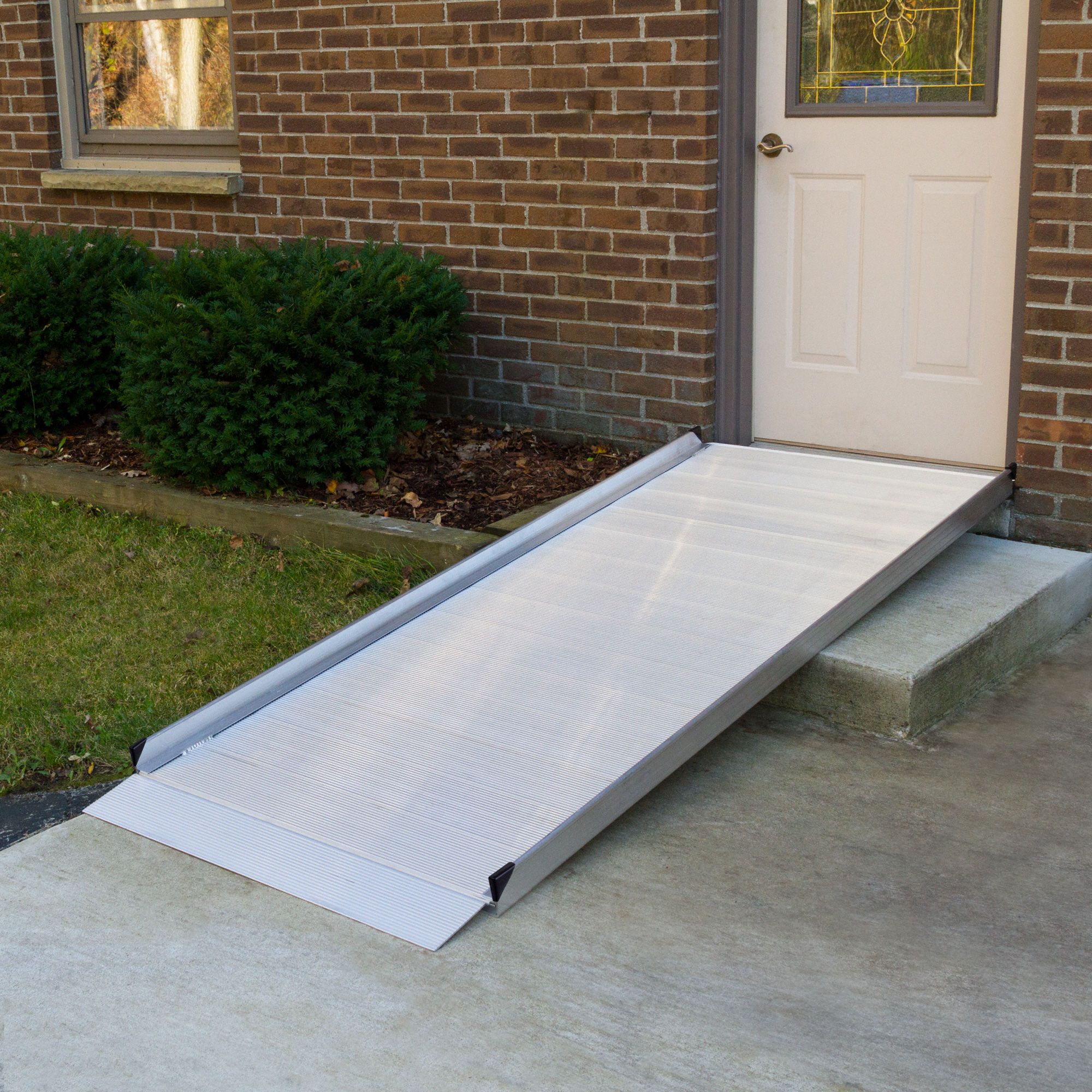 SILVER SPRING Wheelchair Access Ramp 10 ft Extended Lg, 850 lb Load