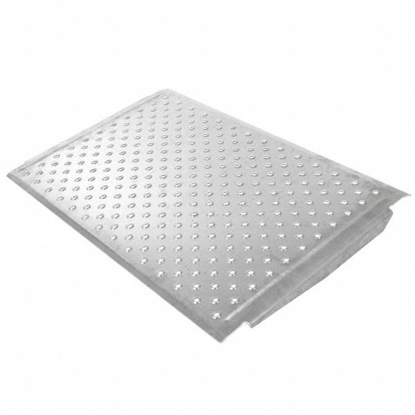 Threshold Ramp: 36 in Usable Wd, Threshold Ramp, 600 lb Max Load Capacity, Aluminum, 2 ft Overall Lg
