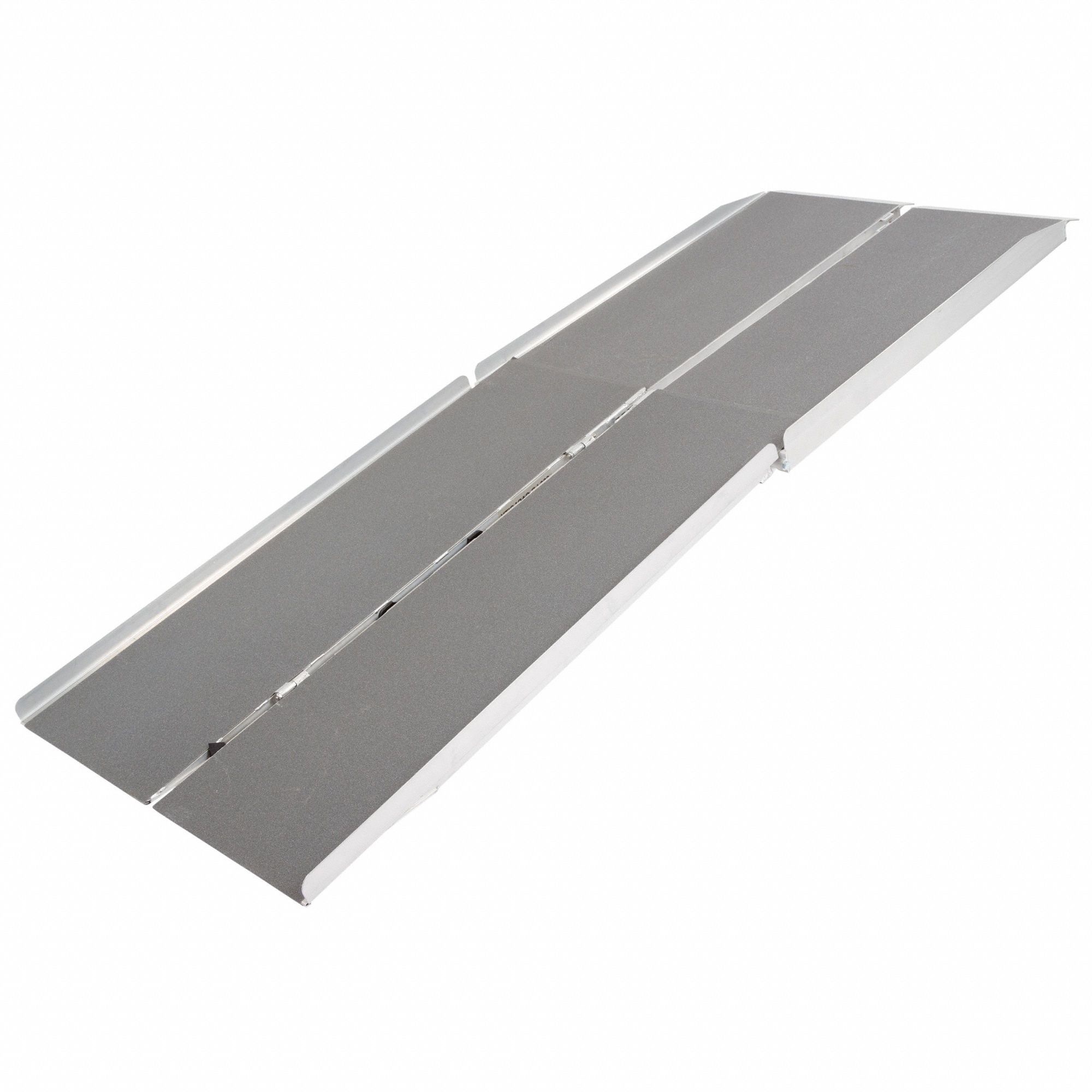 Wheelchair Ramp, Silver, Wheelchair Ramp - 61KE62|WCMF-7 - Grainger