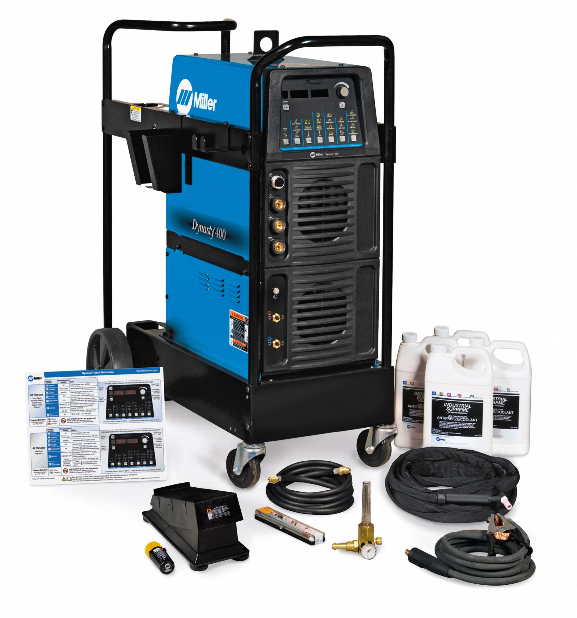 MILLER ELECTRIC, Dynasty 400, AC/DC, TIG Welder 61KE97951876 Grainger