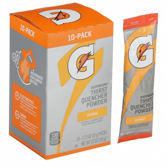 GATORADE, Regular, 20 oz Yield per Unit, Sports Drink Mix 61KG06