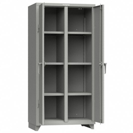 STRONG HOLD, 36 in x 24 in x 75 in, 6 (6) Adj Shelves, Storage Cabinet ...