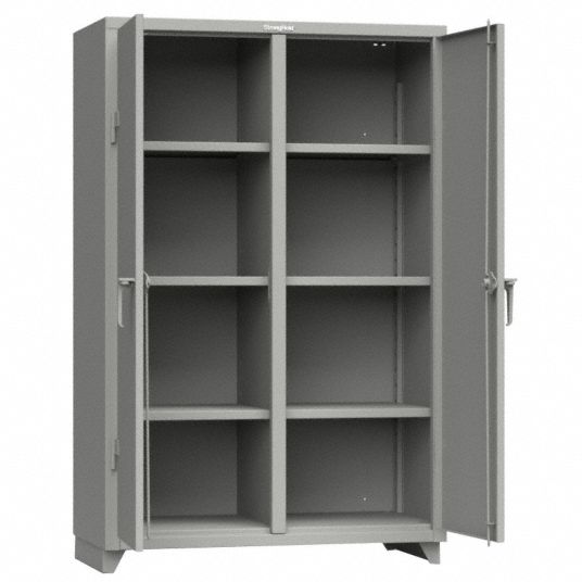 STRONG HOLD, 48 in x 24 in x 75 in, 6 (6) Adj Shelves, Storage Cabinet ...