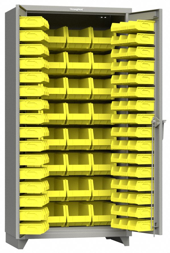 Bin Cab, 75"x36"x24", DstGry, 126YlwBns