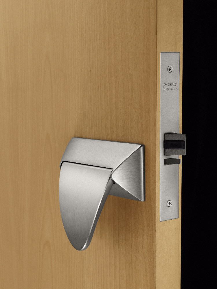 Door Lockset: Stainless Steel, ADA Compliant