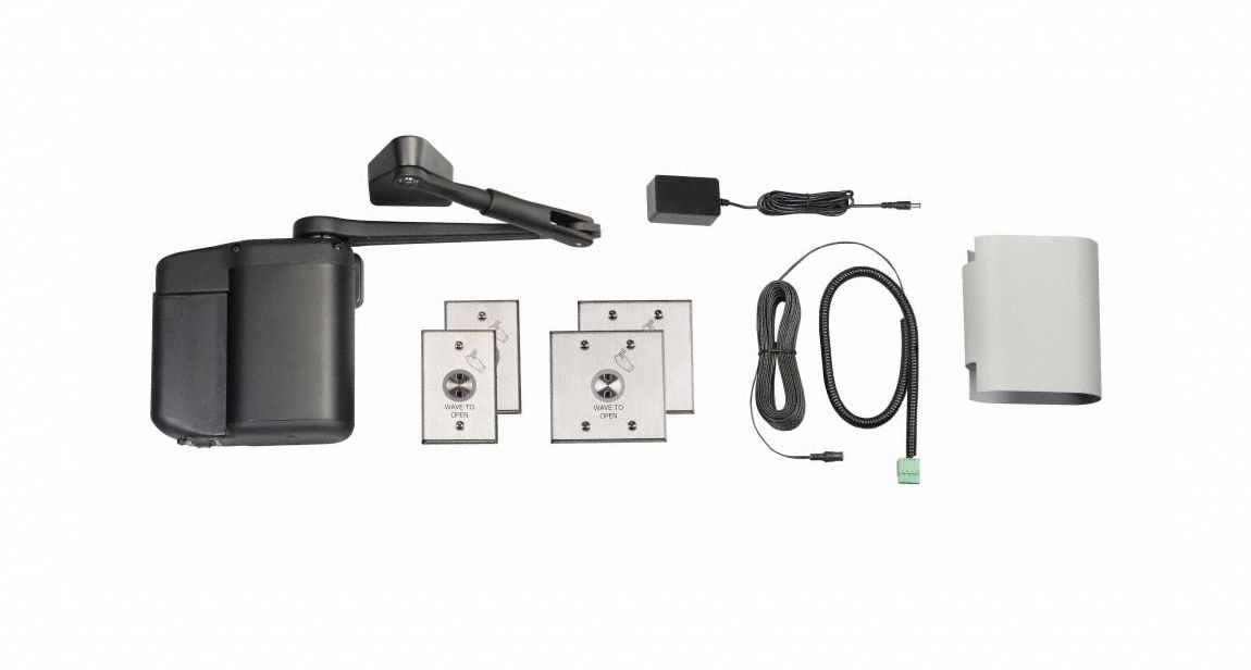 Door Operator: Low Energy, Heavy Duty, Aluminum