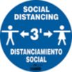 Social Distancing 3 Ft Distanciamiento Social