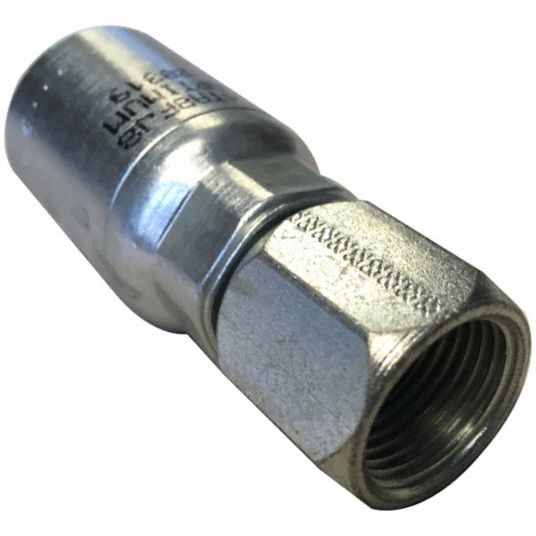 8 For Hose Dash Size, 3/4 in x 1/2 in Fitting Size, Hydraulic Hose