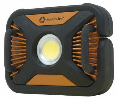 RECHARGEABLE WORK LIGHT, 2,000 LUMENS, LED, 5 BRIGHTNESS LEVELS, 120V AC