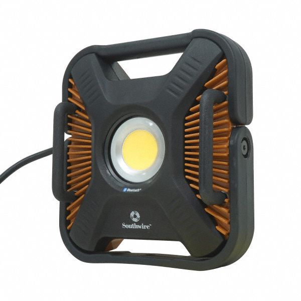 WORK LIGHT, 6,000 LUMENS, LED, 5, 5 BRIGHTNESS LEVELS, 1 LAMP HEADS, 120V AC