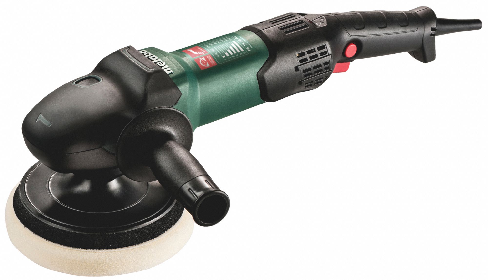 ANGLE POLISHER, RIGHT, CORDED, 13A, CONSTANT SPEED, 7 IN PAD, 300 TO 1900 RPM, ⅝