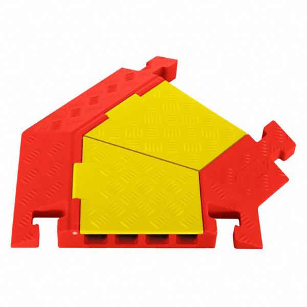 Cable Protector, 4 Channel, 1-15/16 ft L